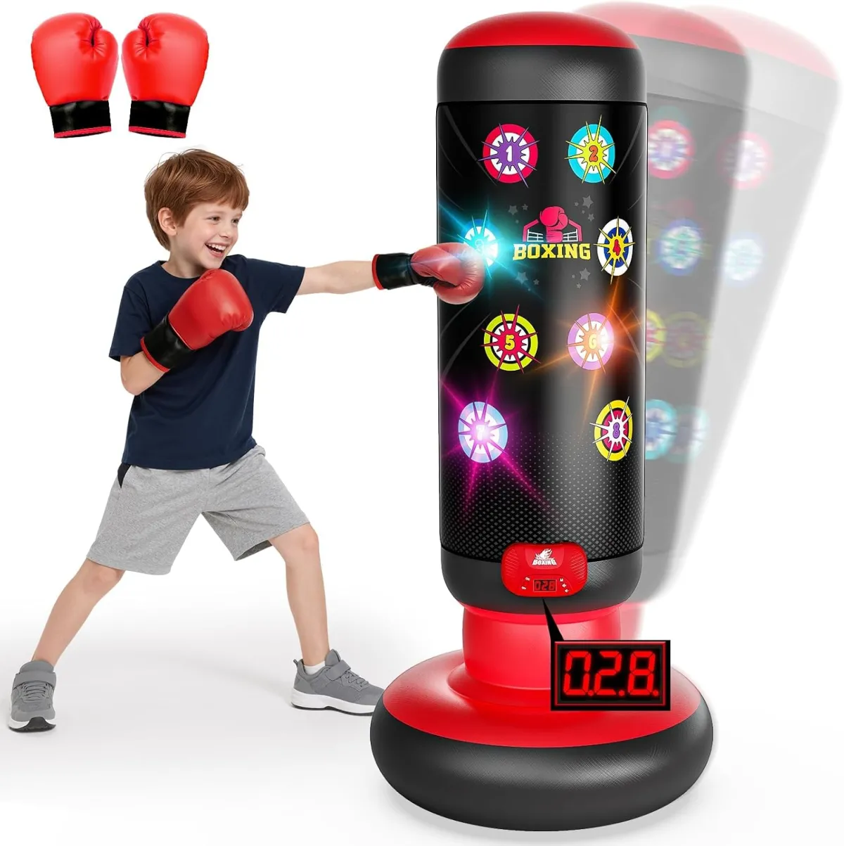 Boxsack mit Licht und Sound für Kinder ab 6