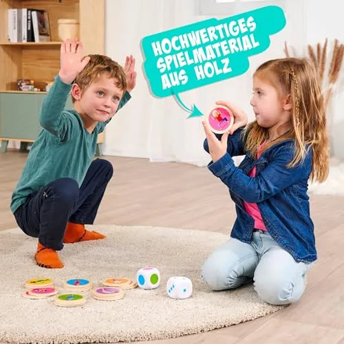 Bewegungsspiel mit XXL-Würfeln für Kleinkinder ab 2 – Bild 3