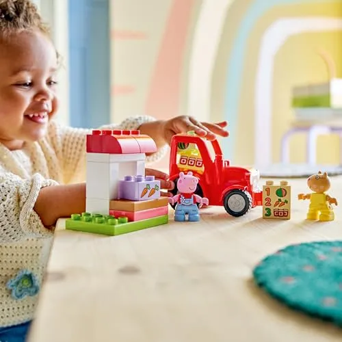 Peppa-Wutz-Bauset mit Traktor – Geschenk ab 2 Jahren – Bild 3