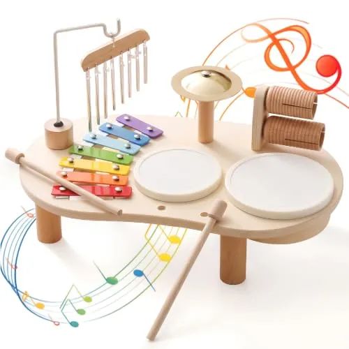 Musikspielzeug aus Holz – Geschenk für Kleinkinder – Bild 2