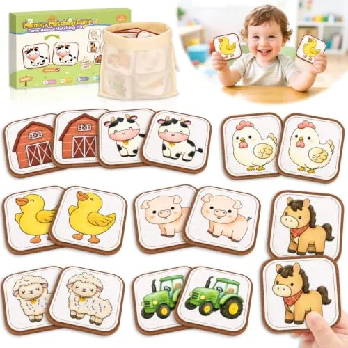 Memory-Spiel aus Filz – Geschenk für Kleinkinder – Bild 2