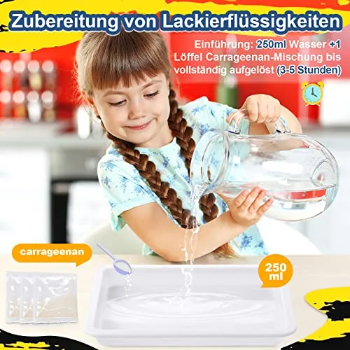 Wassermarmorier-Set – kreatives Bastelgeschenk für Kinder – Bild 3