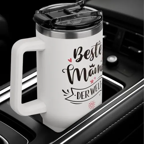 Großer Thermobecher mit Spruch – Geschenk für Mama – Bild 3