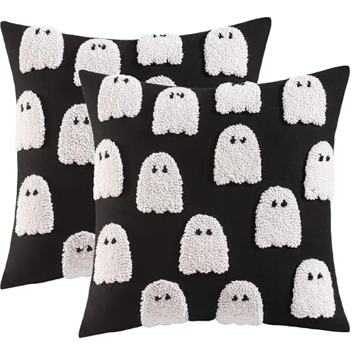 Kissenbezüge mit Geist-Motiv als Halloween-Deko – Bild 2