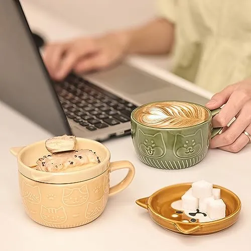Keramiktasse mit Hundemotiv für Hundefans – Bild 3