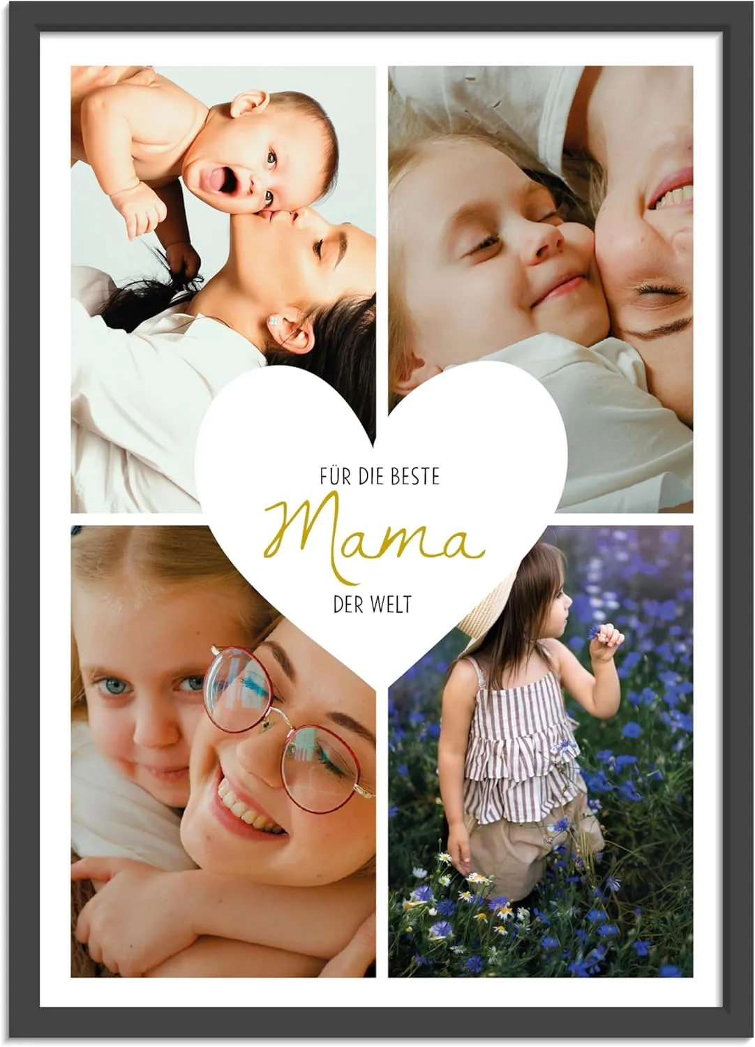 Personalisierte Fotocollage als Geschenk für Mama