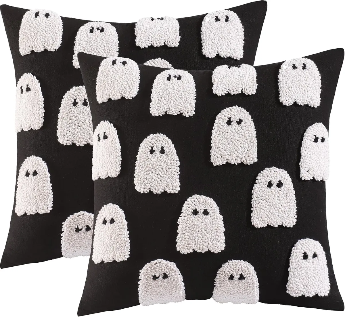 Kissenbezüge mit Geist-Motiv als Halloween-Deko