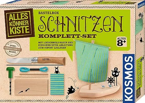 Schnitz-Set für Kinder – Geschenk ab 7 Jahren – Bild 2