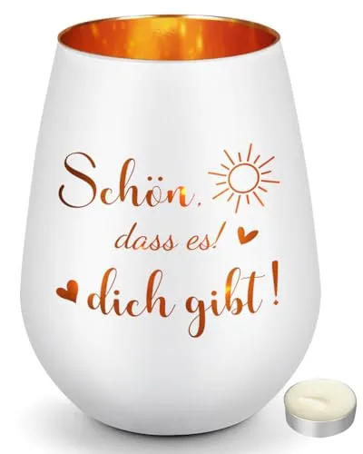 Windlicht mit Schriftzug – Geschenk für Frauen – Bild 2