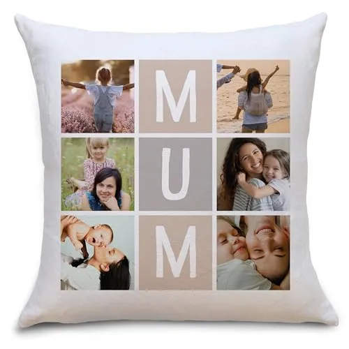 Fotokissen mit Fotocollage – Geschenk für Mama – Bild 2