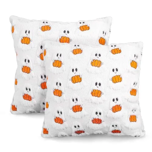 Kissenbezüge mit Geistern – Deko-Geschenk zu Halloween – Bild 2
