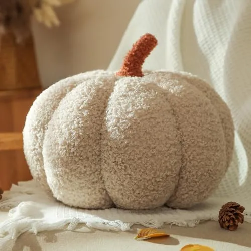 Kuscheliges Kürbis-Kissen als Herbstdeko – Bild 2