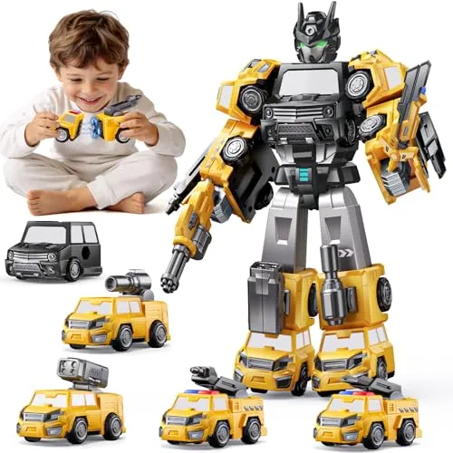 Magnetischer Verwandlungsroboter für Kinder ab 4 – Bild 2