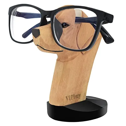Brillenhalter aus Holz im Labrador-Look – Bild 2