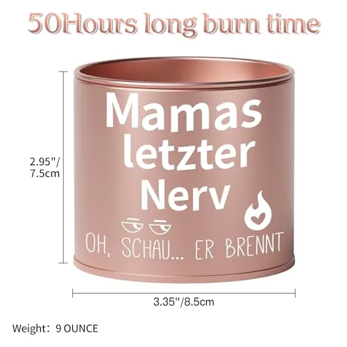 Lavendel-Duftkerze als liebevolles Geschenk für Mama – Bild 3