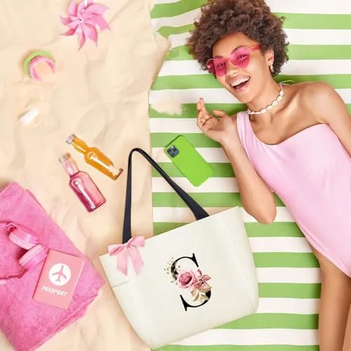 Handtasche mit Initiale – Geschenk für Frauen – Bild 3