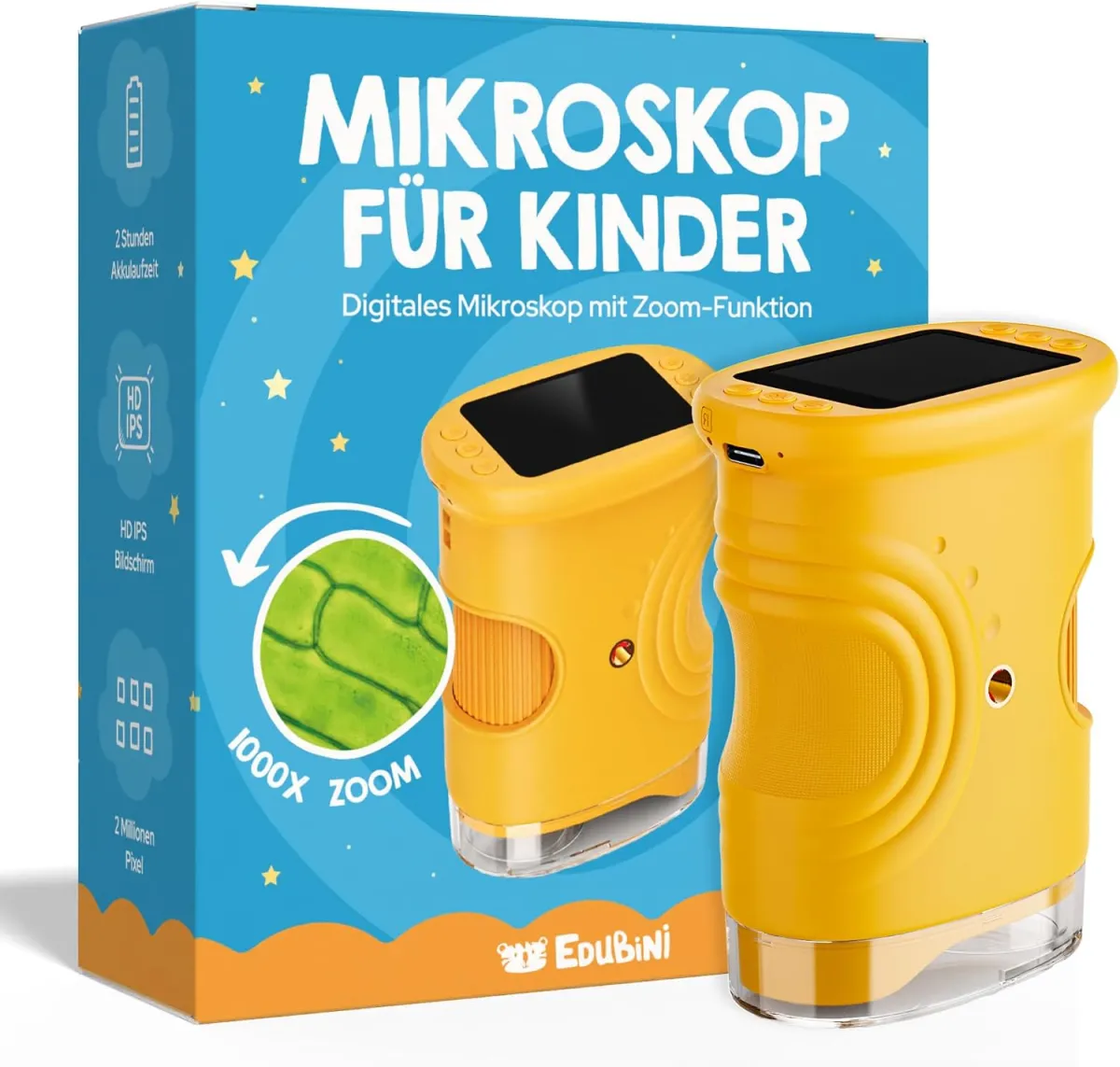 Digitales Taschenmikroskop für junge Forscher
