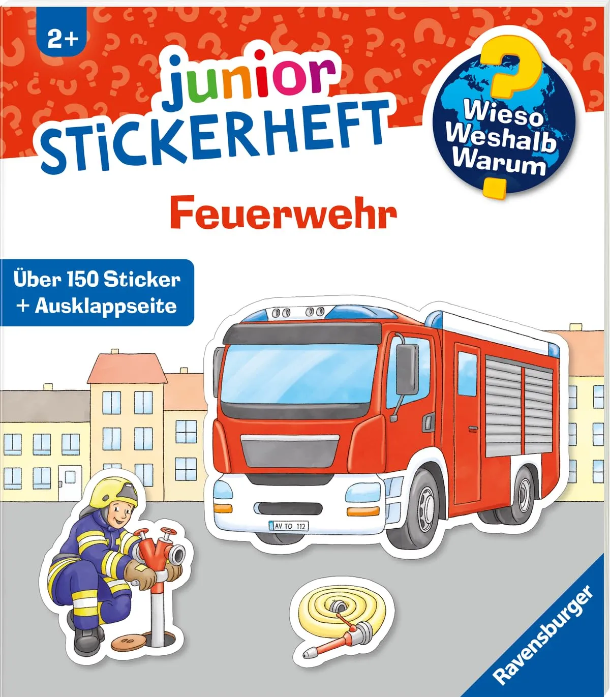 Stickerheft Feuerwehr – kleines Geschenk ab 2 Jahren