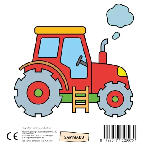 Traktor-Malbuch für kleine Bauernhof-Fans ab 2 – Bild 3