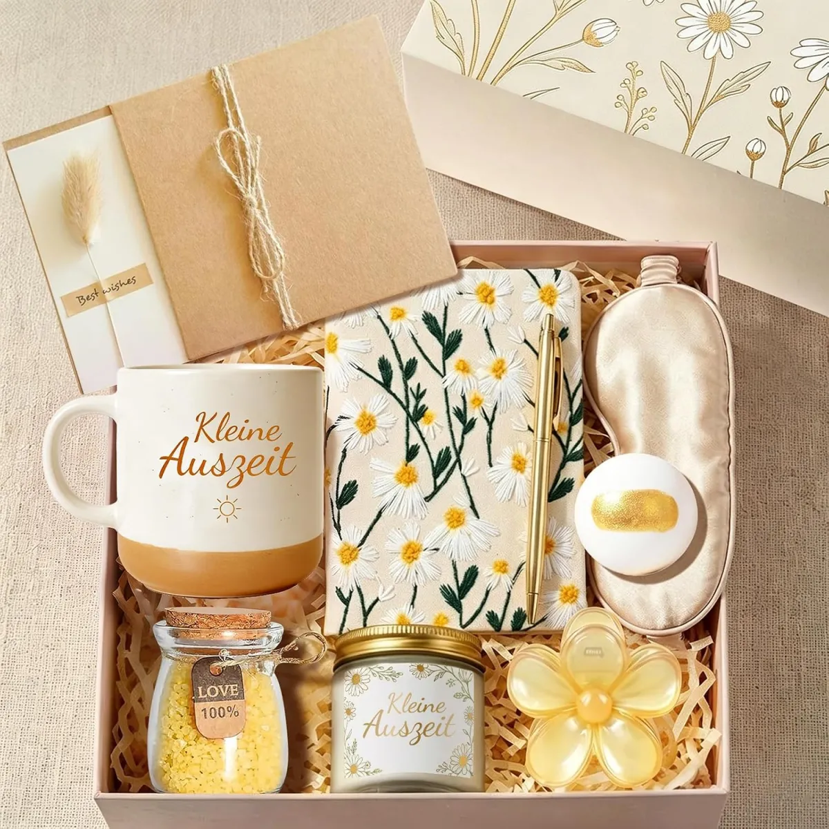 Wellness-Set mit Tasse – Auszeit-Geschenk für Frauen