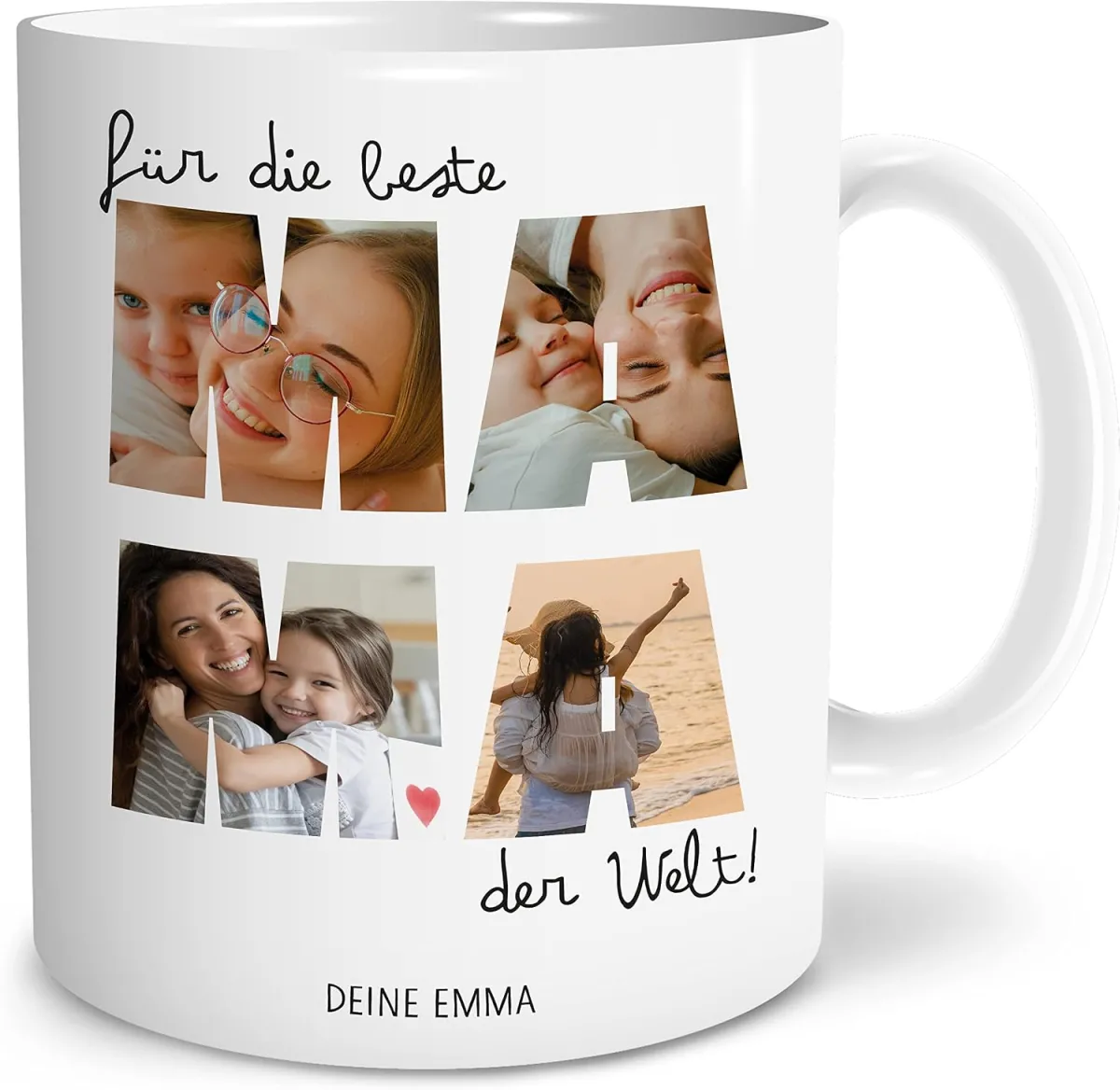 Fototasse für Mama – persönliches Geschenk mit Bildern