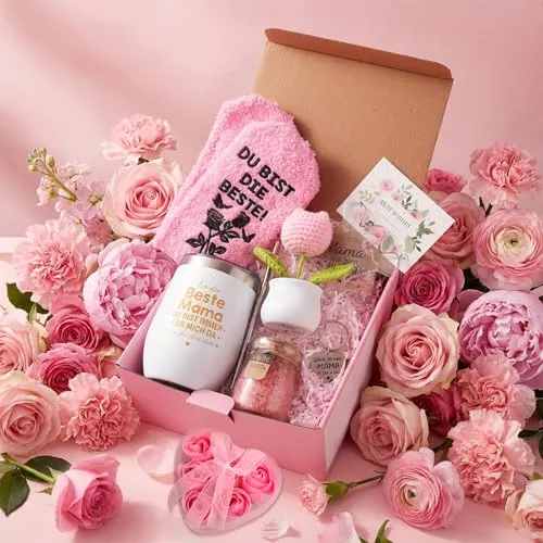 Geschenkbox für Mama – Thermobecher & Wohlfühl-Set – Bild 3