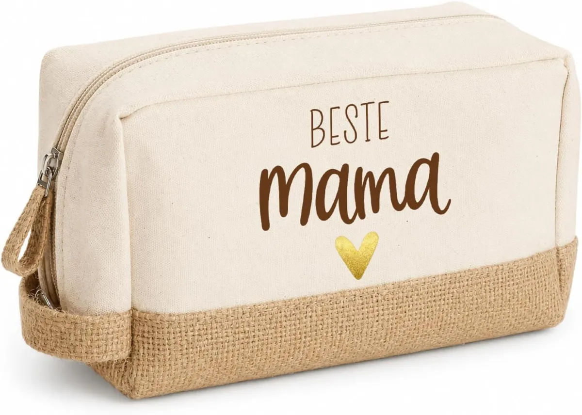 Kosmetiktasche „Beste Mama“ – Geschenk zum Muttertag
