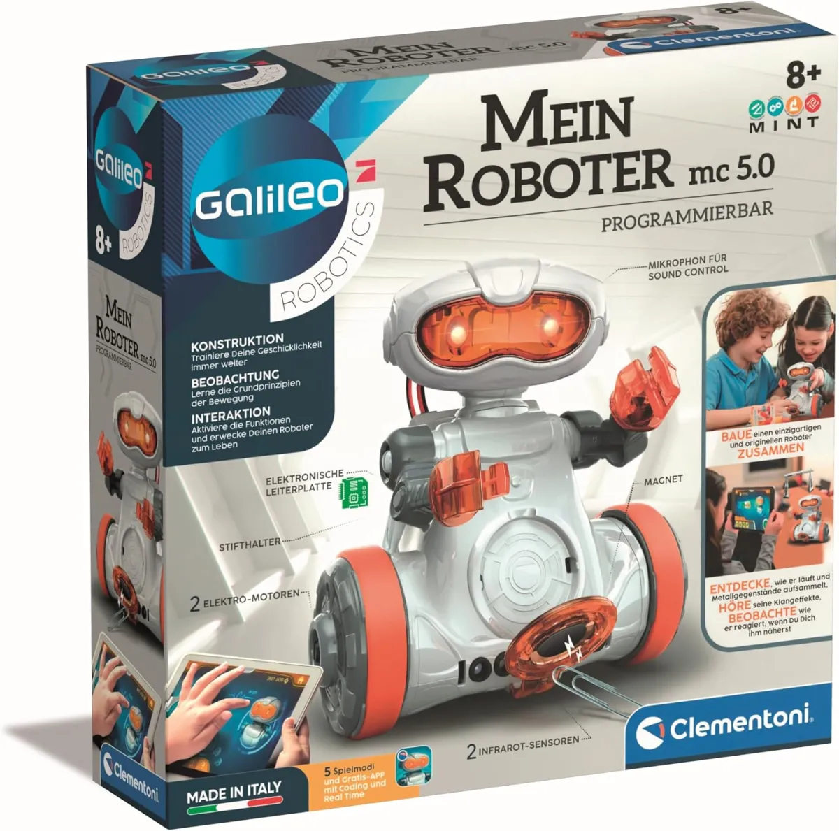 Roboter-Bausatz zum Programmieren für Kinder ab 8