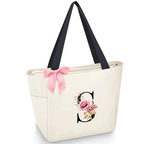 Handtasche mit Initiale – Geschenk für Frauen – Bild 2