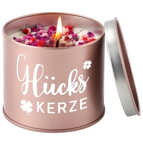 Duftkerze mit Lavendel – Geschenk für Frauen zum Geburtstag – Bild 2