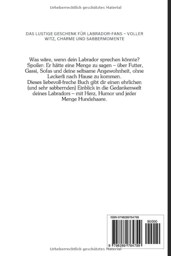 Witziges Buch für Labrador-Fans zum Verschenken – Bild 3