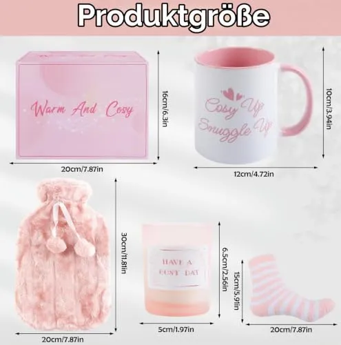 Wärme-Geschenkset mit Wärmflasche für kalte Tage – Bild 3