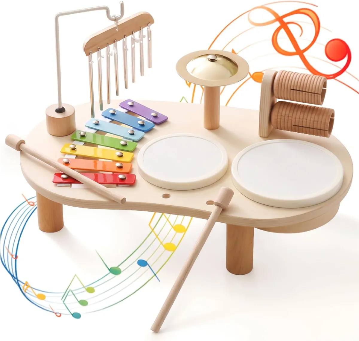 Musikspielzeug aus Holz – Geschenk für Kleinkinder