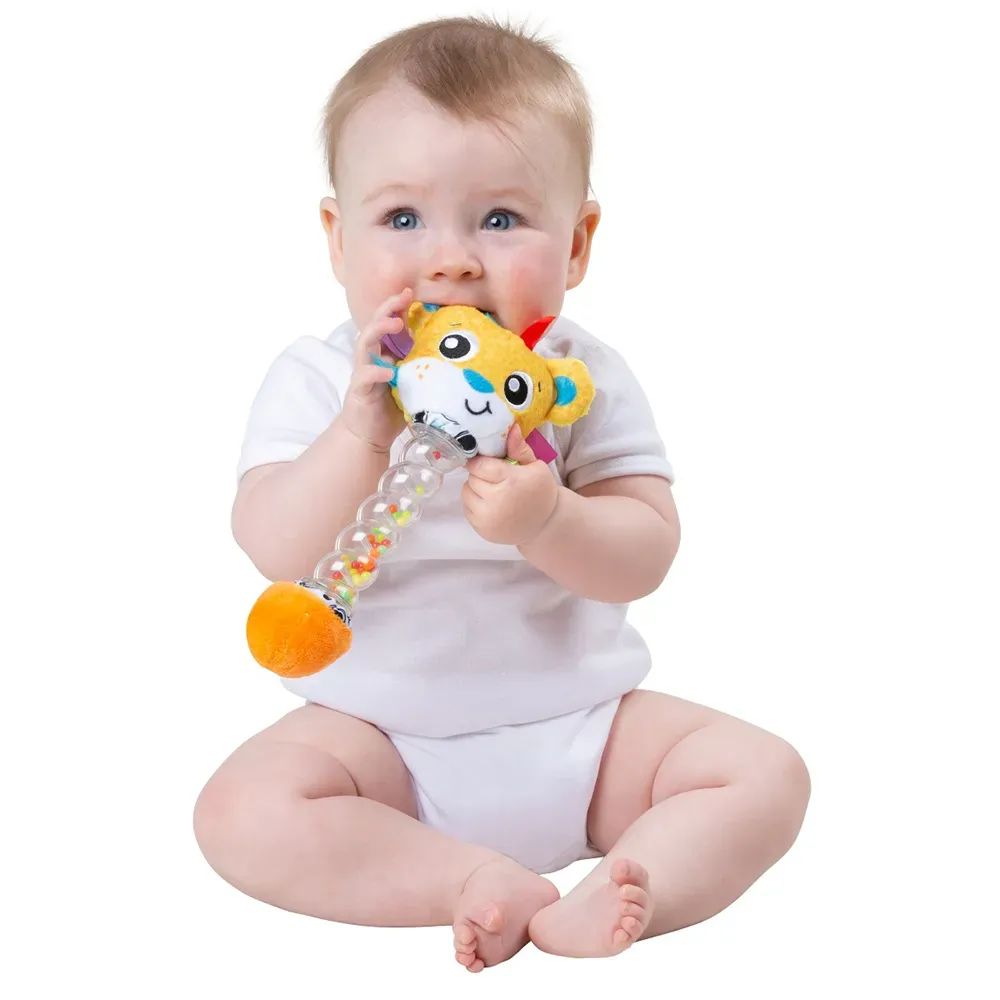 Löwen-Rassel mit Regengeräusch – Geschenk für Babys – Bild 4