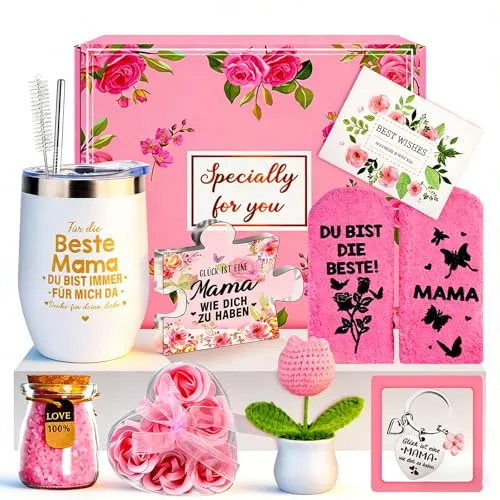 Geschenkbox für Mama – Thermobecher & Wohlfühl-Set – Bild 2