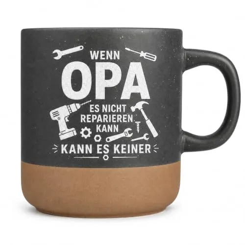 Werkzeug-Tasse für Opa mit Spruch – Geschenk für Heimwerker – Bild 2