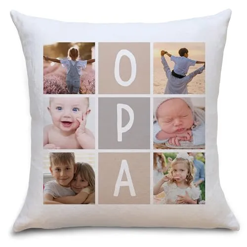 Fotokissen für Opa mit 6 eigenen Fotos gestalten – Bild 2