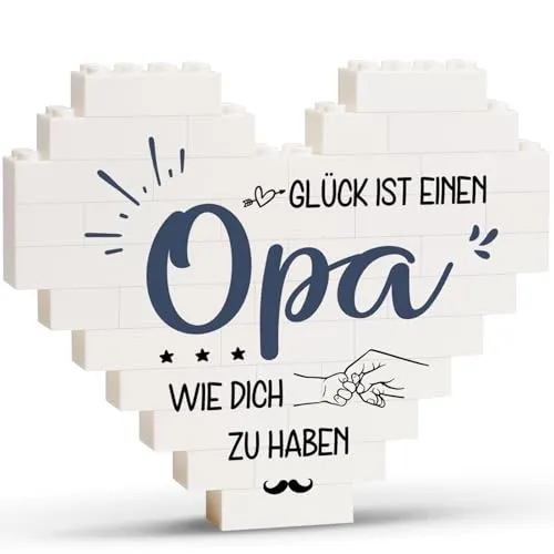 Herzförmige Deko für den Opa – kleines Geschenk – Bild 2