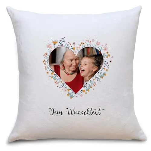 Fotokissen mit eigenen Bildern und Text – Geschenk für Oma – Bild 2
