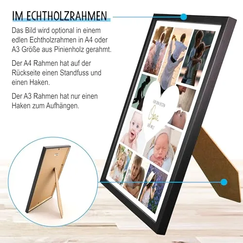 Personalisiertes Foto-Bild für Opa – zum Geburtstag – Bild 3