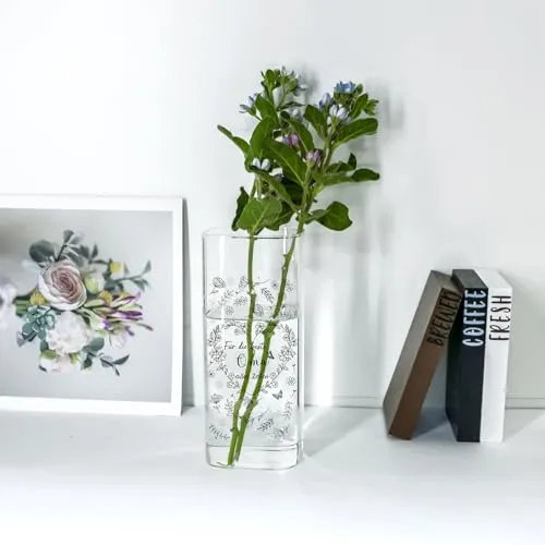 Glasvase mit Gravur für Oma – Geschenk zum Geburtstag – Bild 3