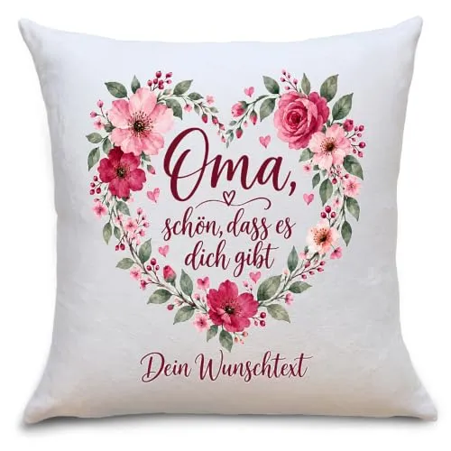 Personalisierbares Kissen für Oma – Geschenk von Enkeln – Bild 2