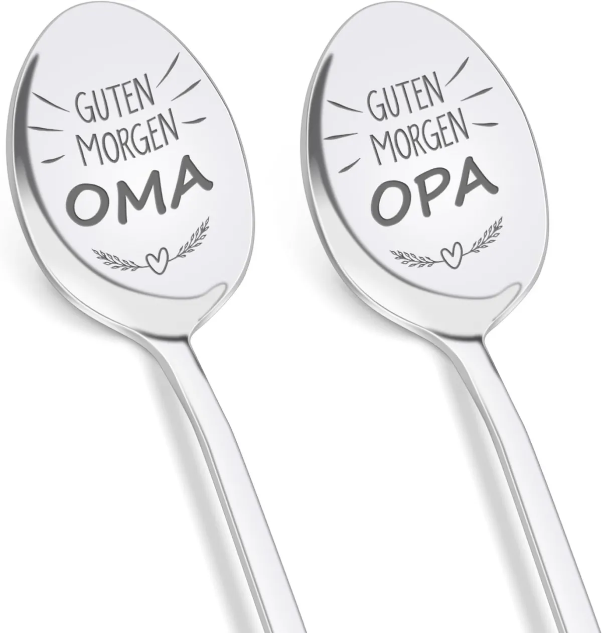 Gravierte Löffel für Oma und Opa – Geschenk im Set