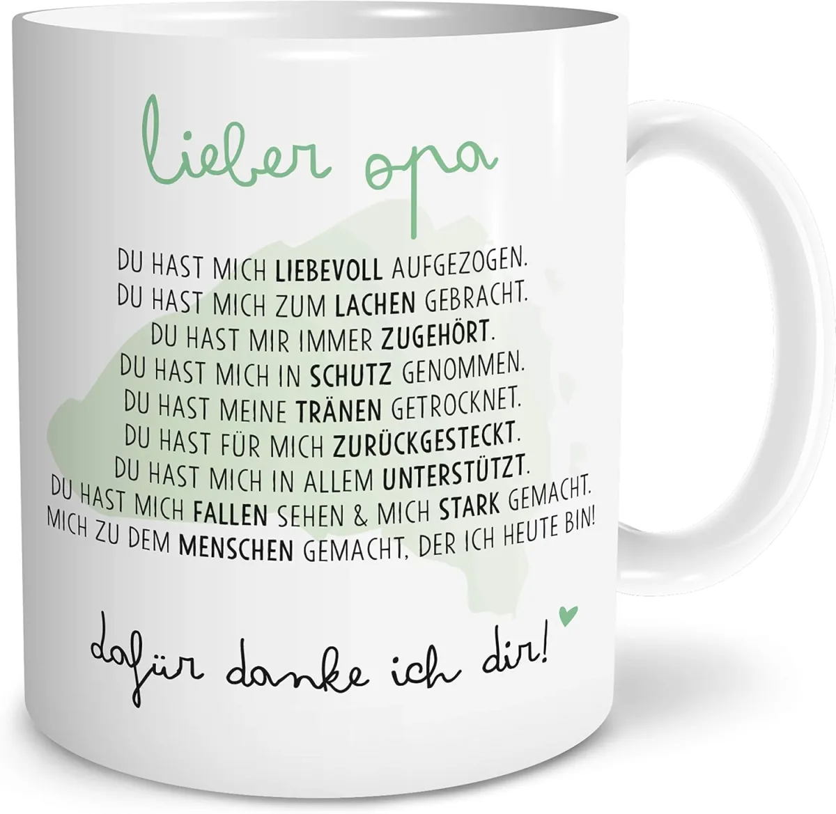 Opa-Tasse mit Spruch – Geschenk zu Weihnachten & Geburtstag
