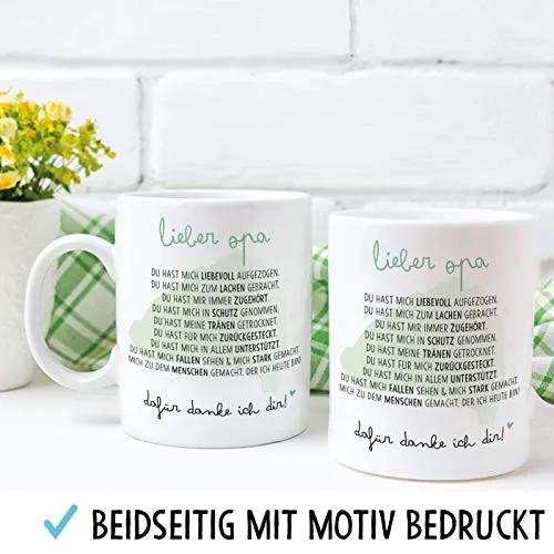 Opa-Tasse mit Spruch – Geschenk zu Weihnachten & Geburtstag – Bild 3