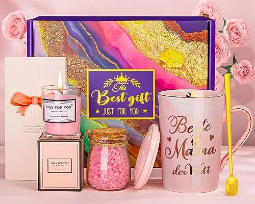 Geschenkbox für Mama mit Tasse und Spa-Set zum Geburtstag – Bild 2