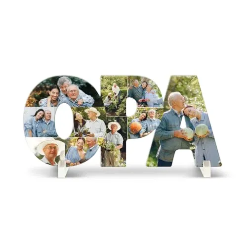 Foto-Schriftzug „Opa“ aus Acrylglas zum Selbstgestalten – Bild 2