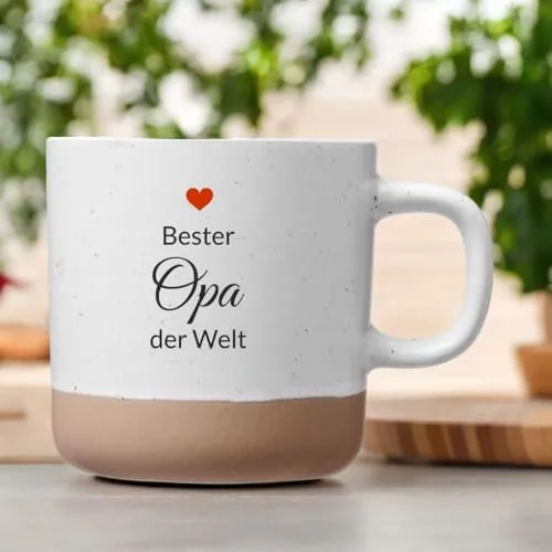 Kaffeetasse „Beste Oma der Welt“ mit rotem Herz – Bild 3