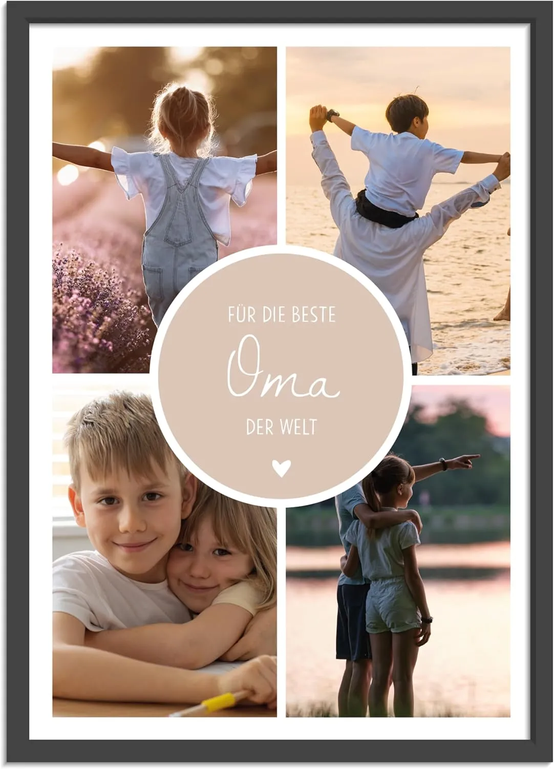 Personalisiertes Fotobild für Oma – Geschenk zum Geburtstag