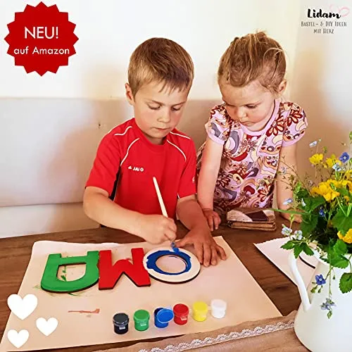 Bastelset Holzschriftzug „OPA“ – selbstgemachtes Geschenk – Bild 3